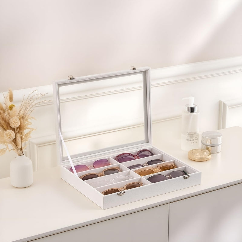 Velvet Sunglasses Organizer Tray