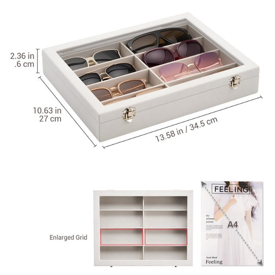 Velvet Sunglasses Organizer Tray