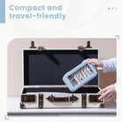 8 in 1 Travel Jewelry Case with Velvet Pouches