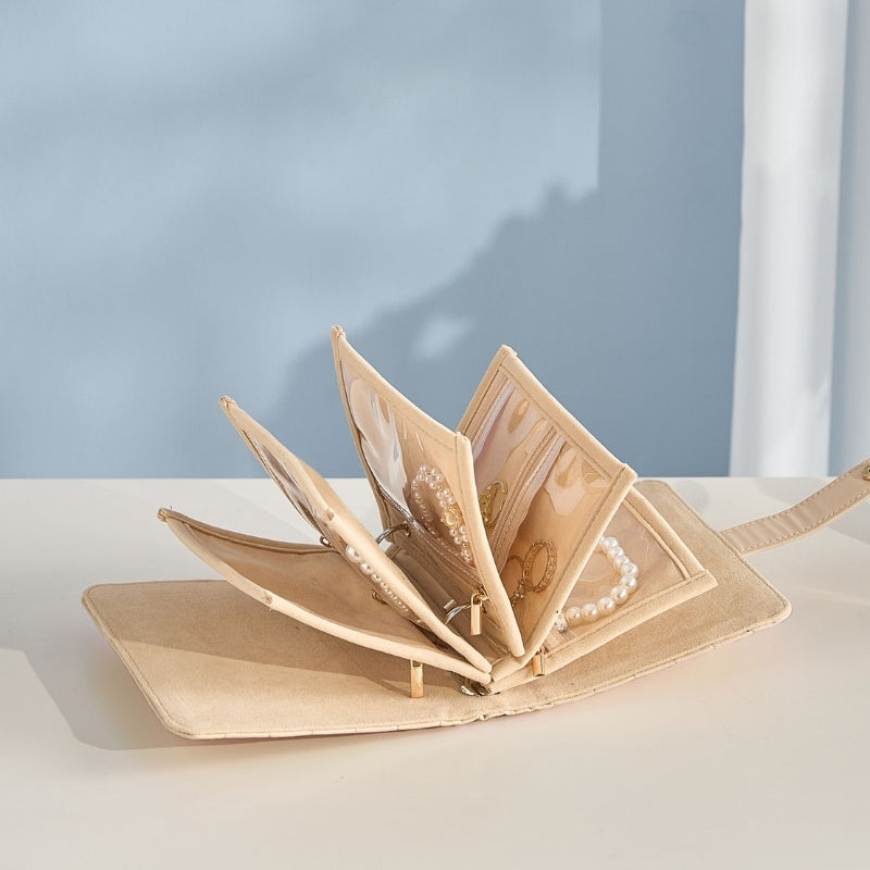 Livre de rangement de bijoux de voyage