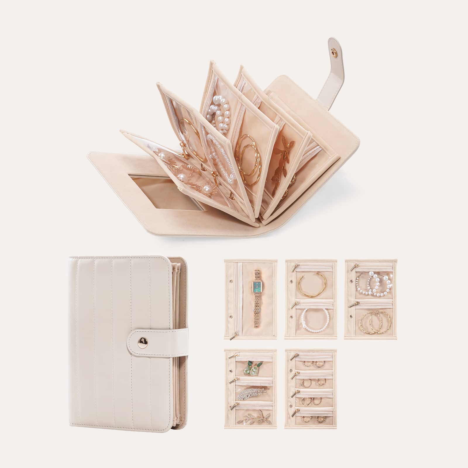 Travel Jewlery Storage Book