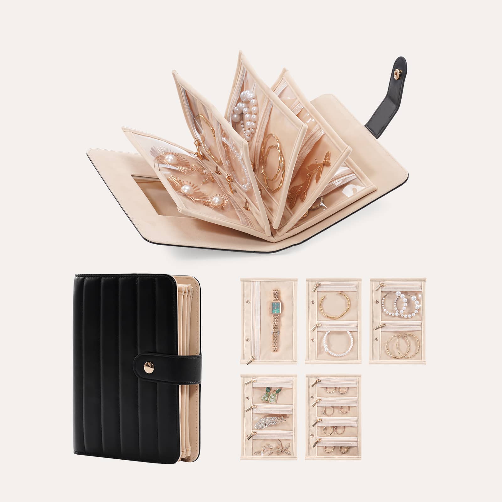 Travel Jewlery Storage Book