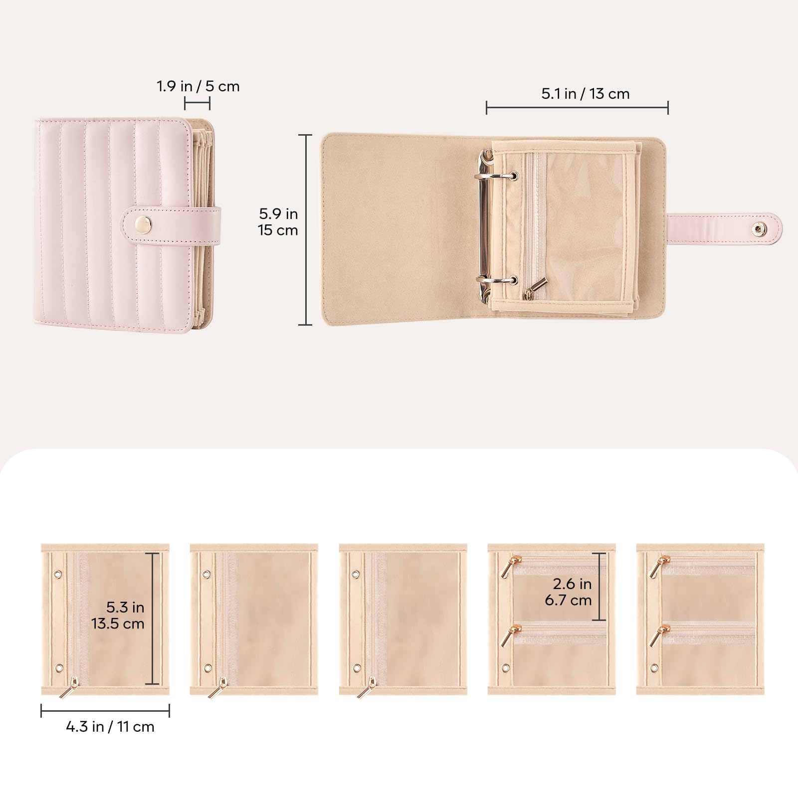 Travel Jewlery Storage Book