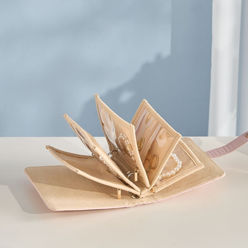 Livre de rangement de bijoux de voyage