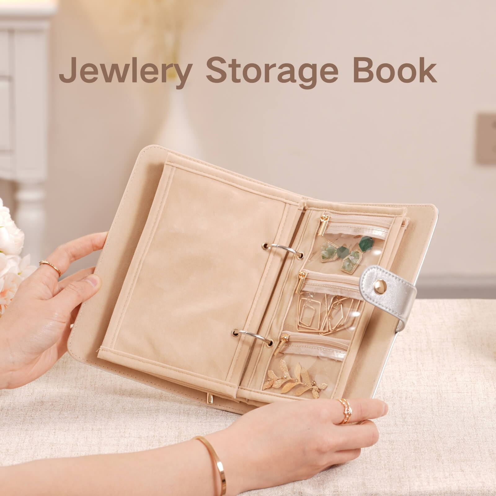 Travel Jewlery Storage Book