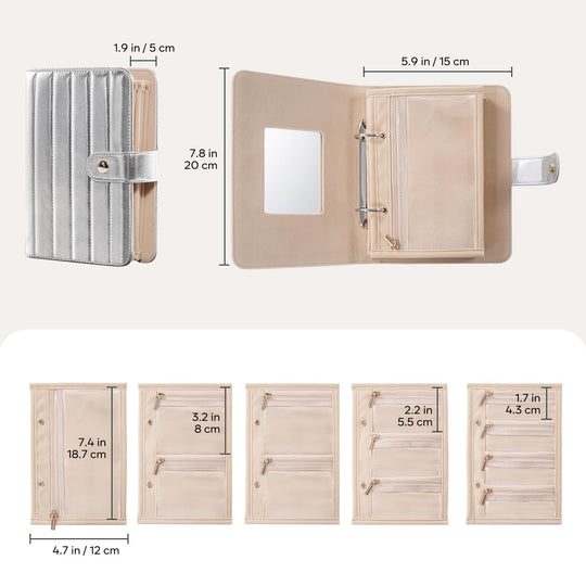 Travel Jewlery Storage Book