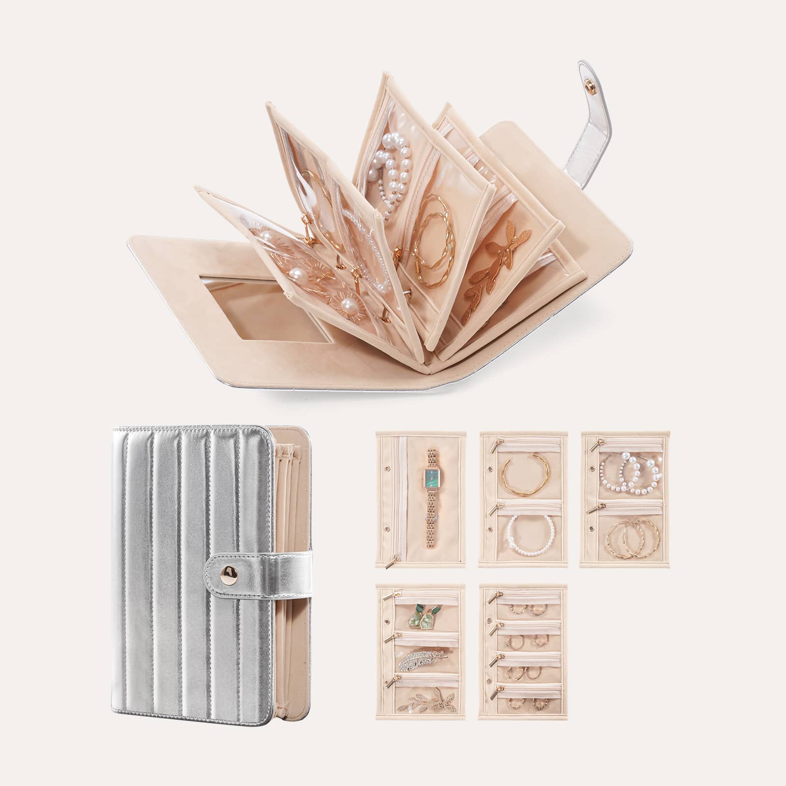 Travel Jewlery Storage Book