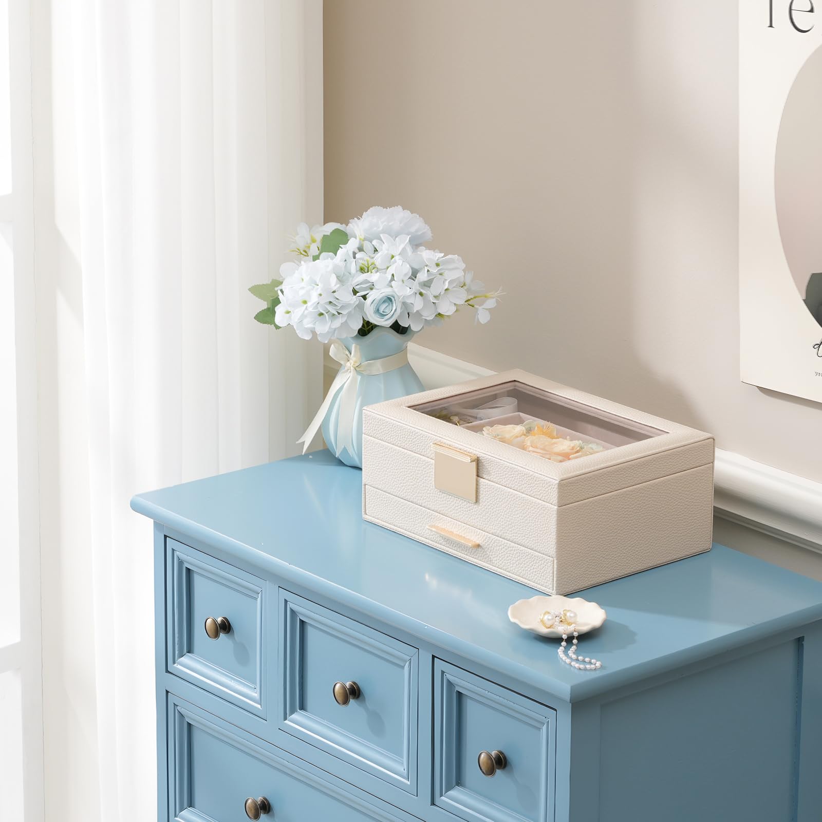 Preserved Flower Jewelry Box