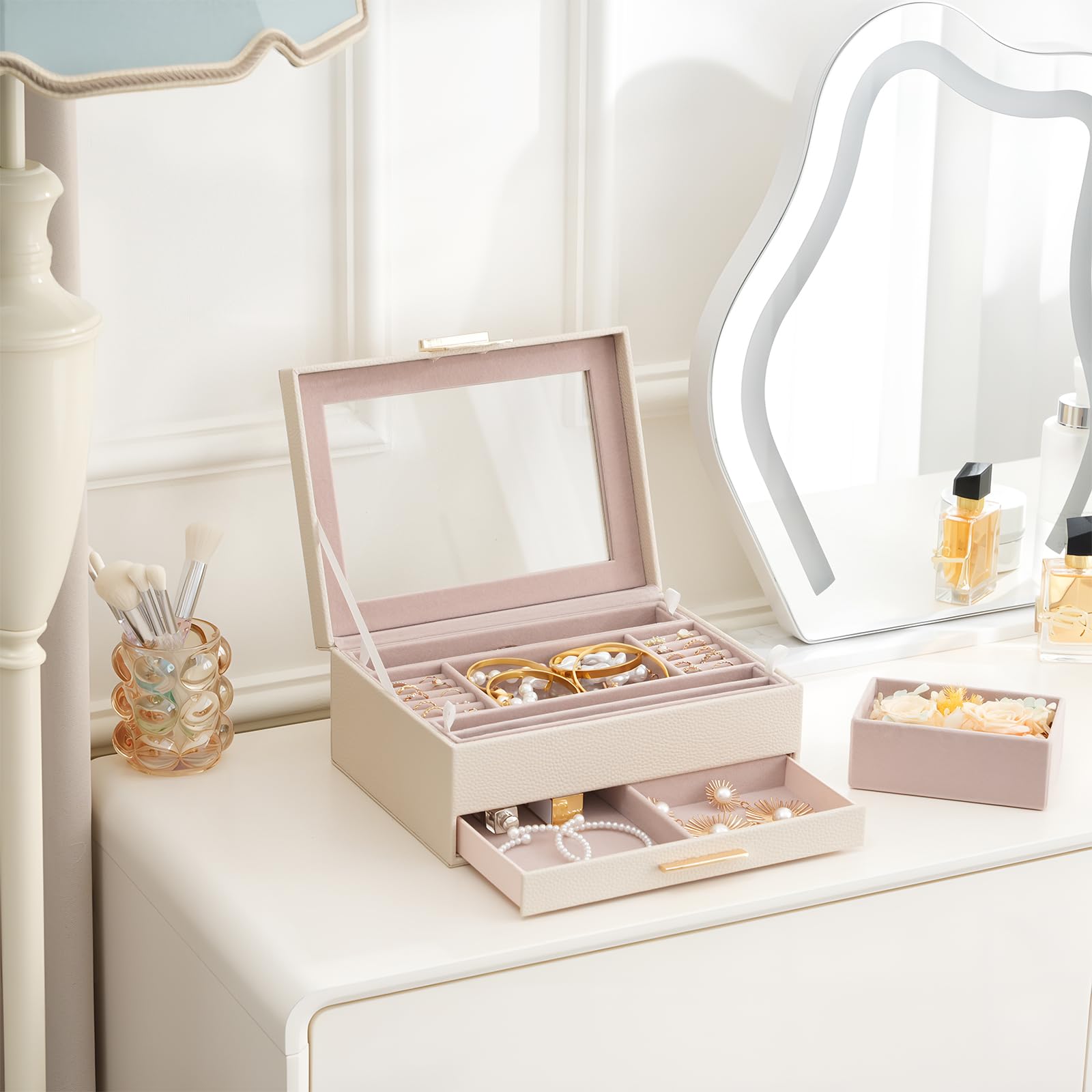 Preserved Flower Jewelry Box