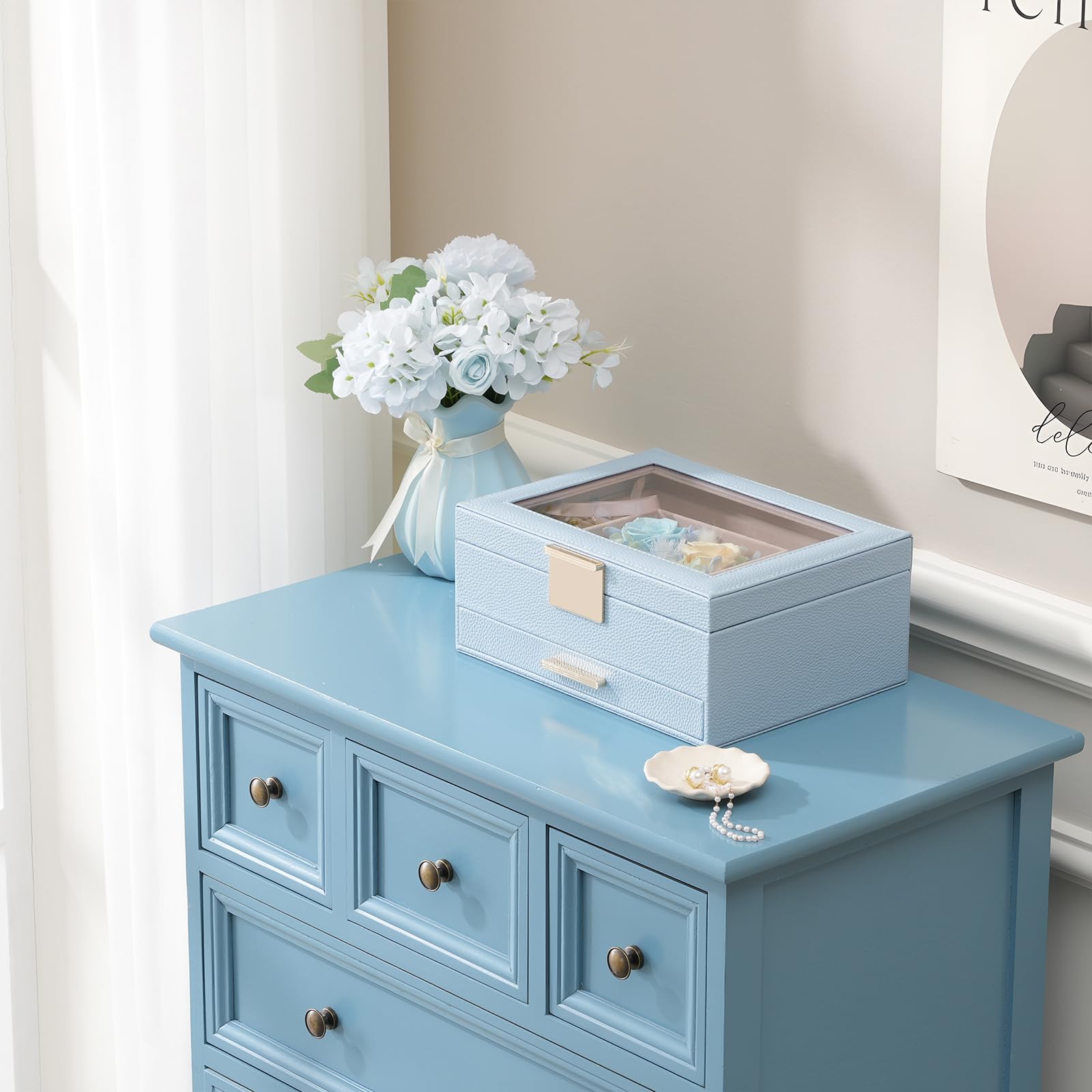 Preserved Flower Jewelry Box