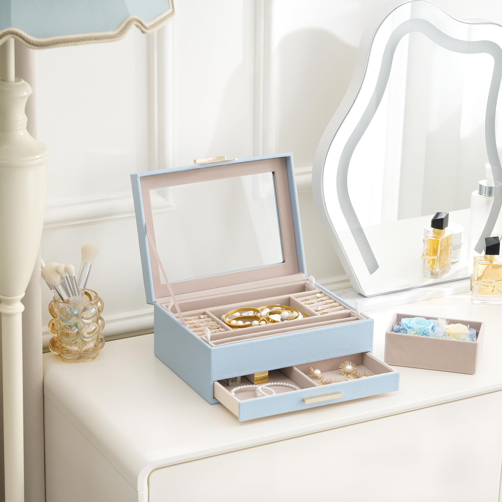 Preserved Flower Jewelry Box