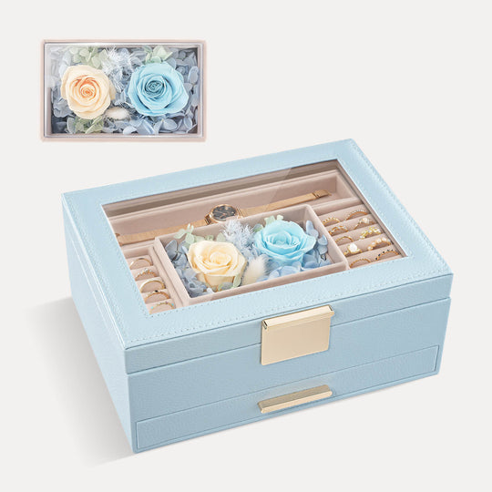 Preserved Flower Jewelry Box