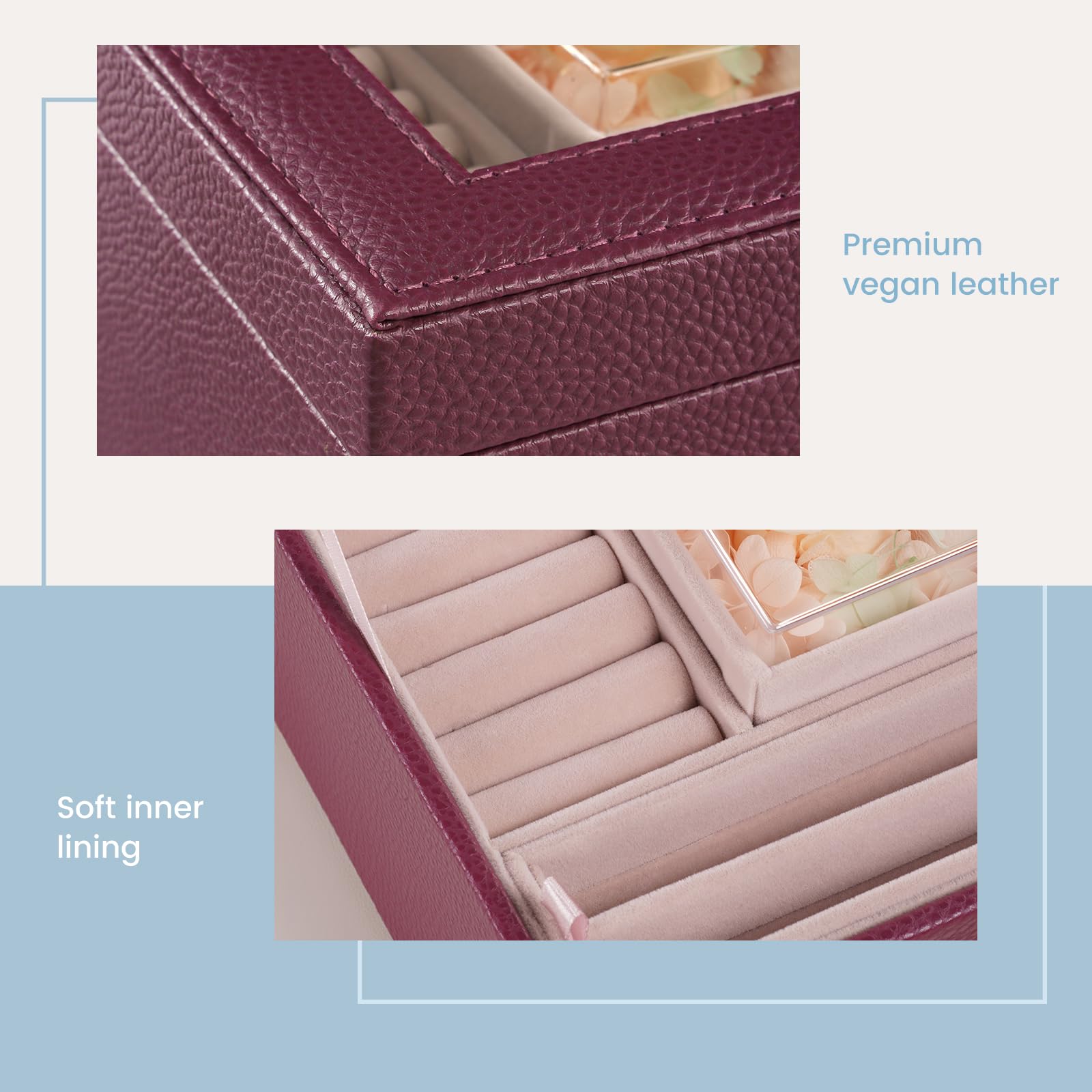Preserved Flower Jewelry Box