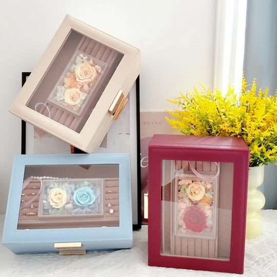 Preserved Flower Jewelry Box