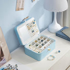 Jewelry Box with Bow Clasp and Mirror