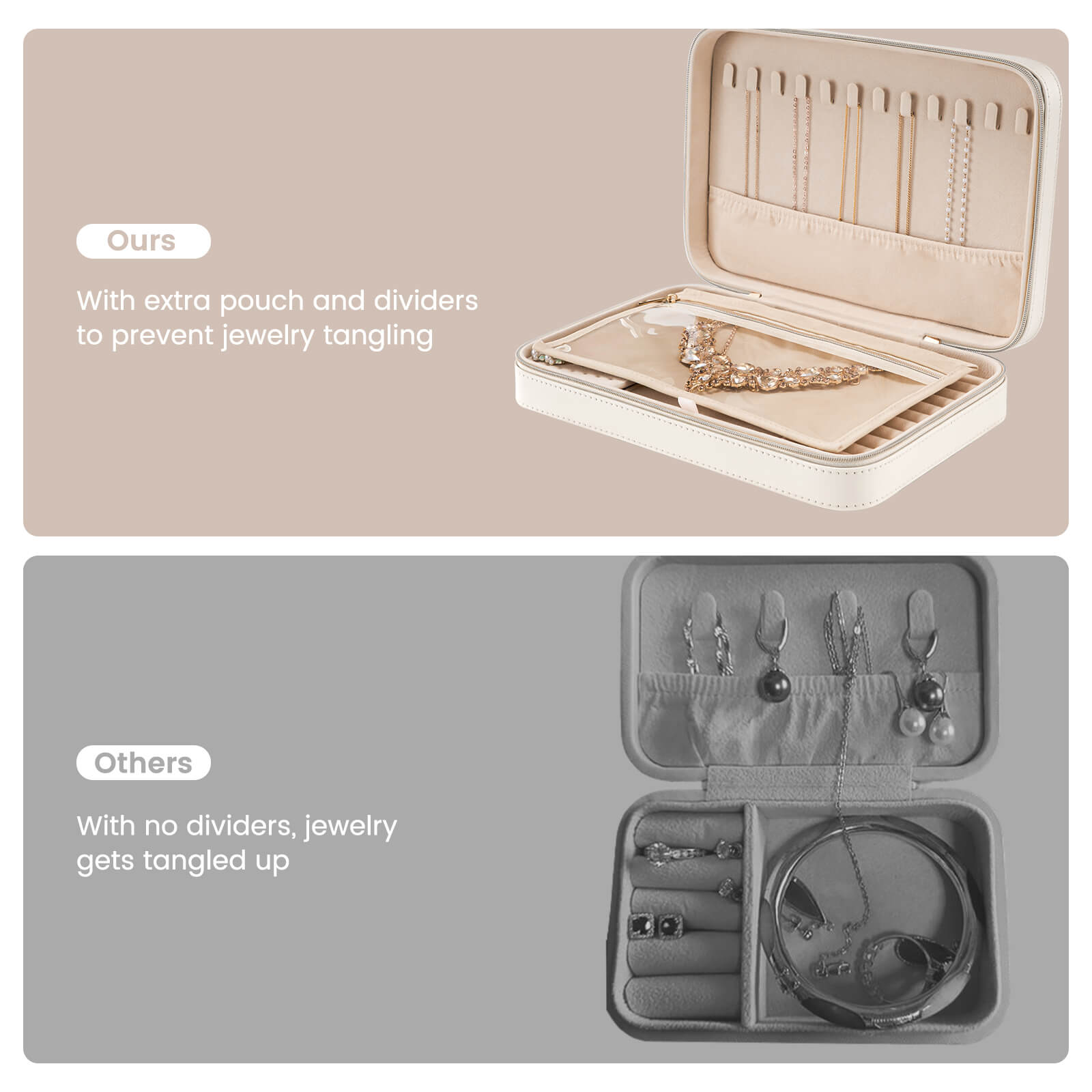 The difference of the jewelry box betewen Lolalet and others