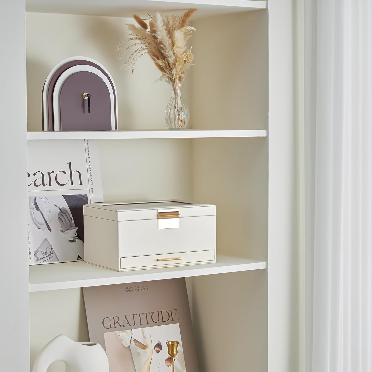 Bracelet Holder Organizer with Clear Lid and Drawer