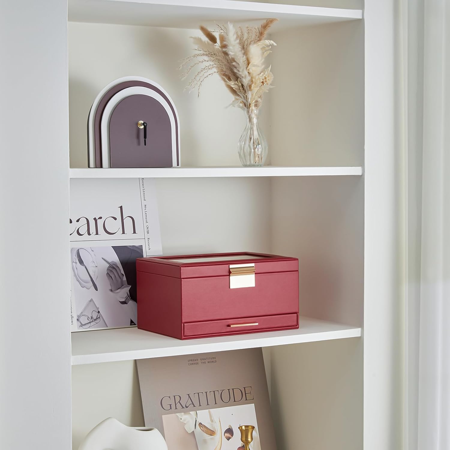 Bracelet Holder Organizer with Clear Lid and Drawer
