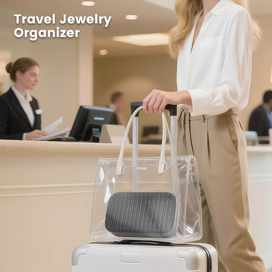 Portable Travel Binder-Style Jewelry Case