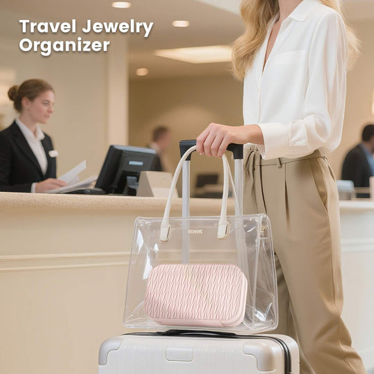 Portable Travel Binder-Style Jewelry Case