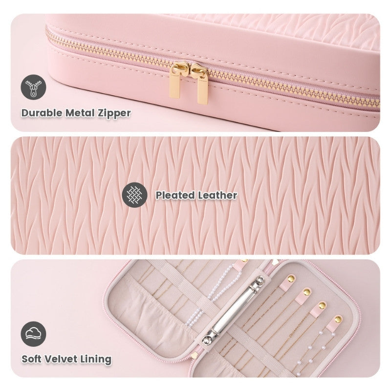 Portable Travel Binder-Style Jewelry Case