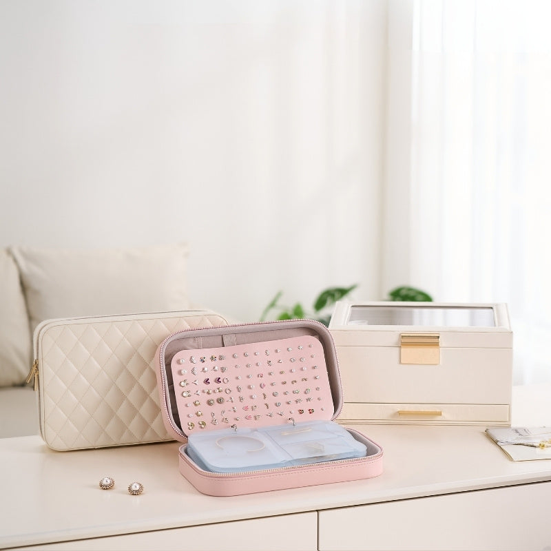 Portable Travel Binder-Style Jewelry Case