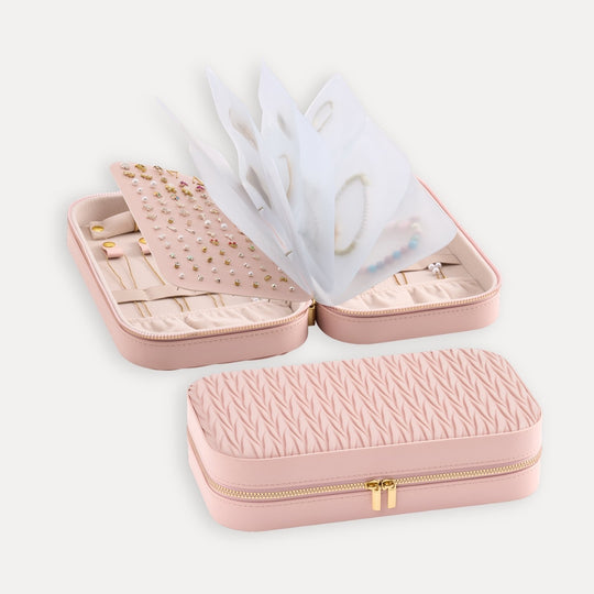 Portable Travel Binder-Style Jewelry Case