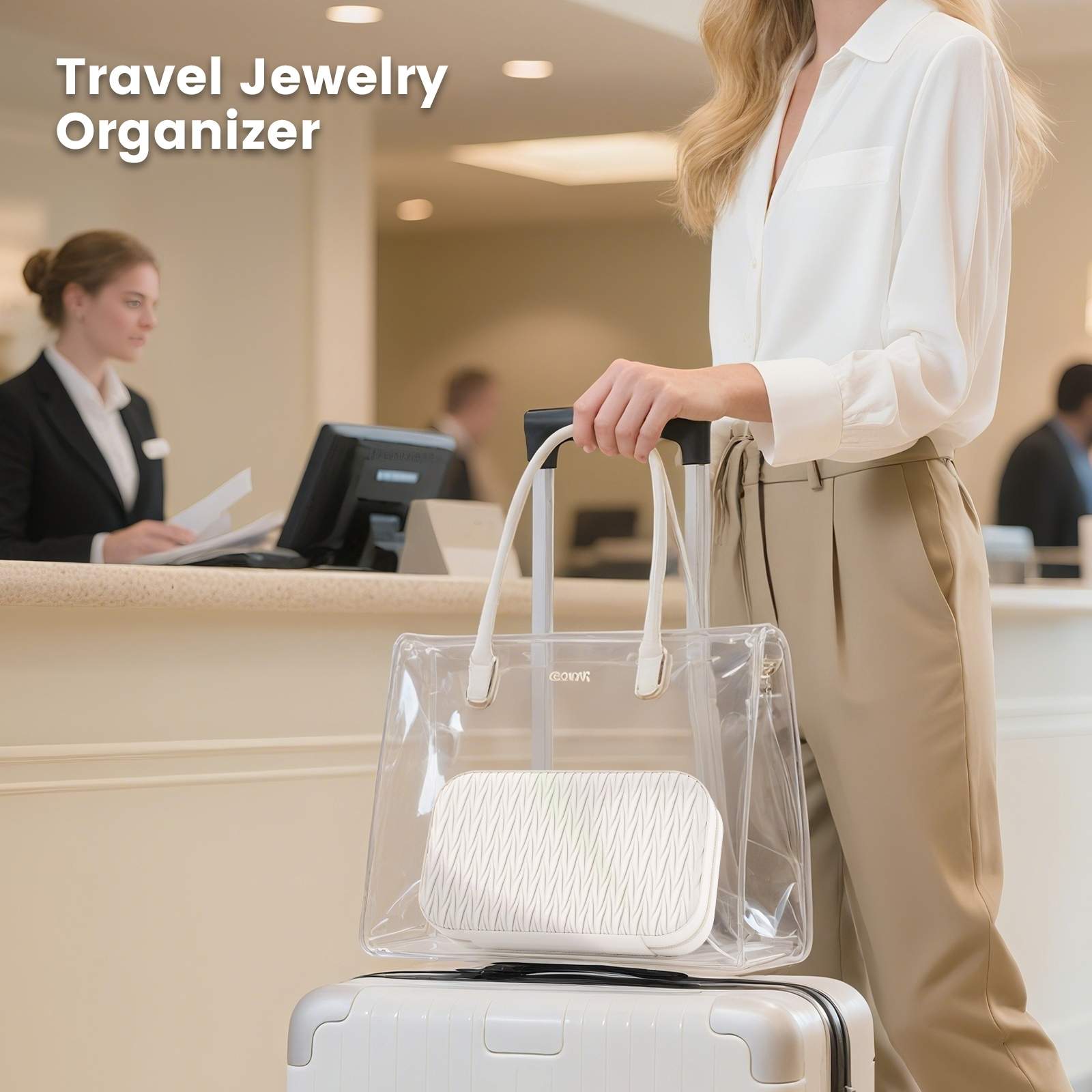 Portable Travel Binder-Style Jewelry Case