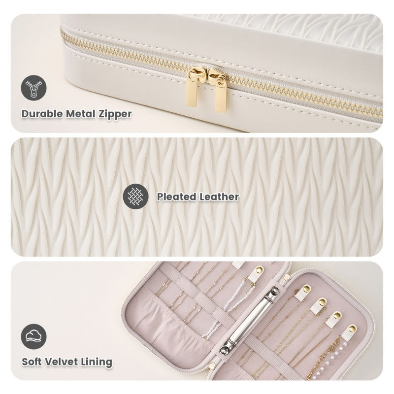 Portable Travel Binder-Style Jewelry Case