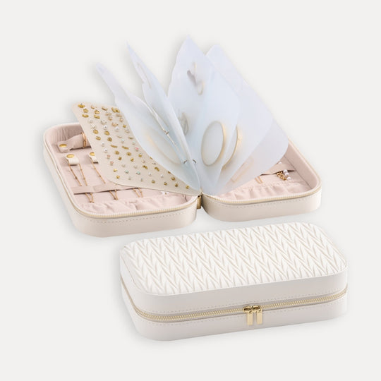 Portable Travel Binder-Style Jewelry Case