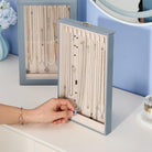 Necklace Organizer Box with Clear Lid
