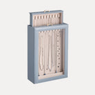 Necklace Organizer Box with Clear Lid