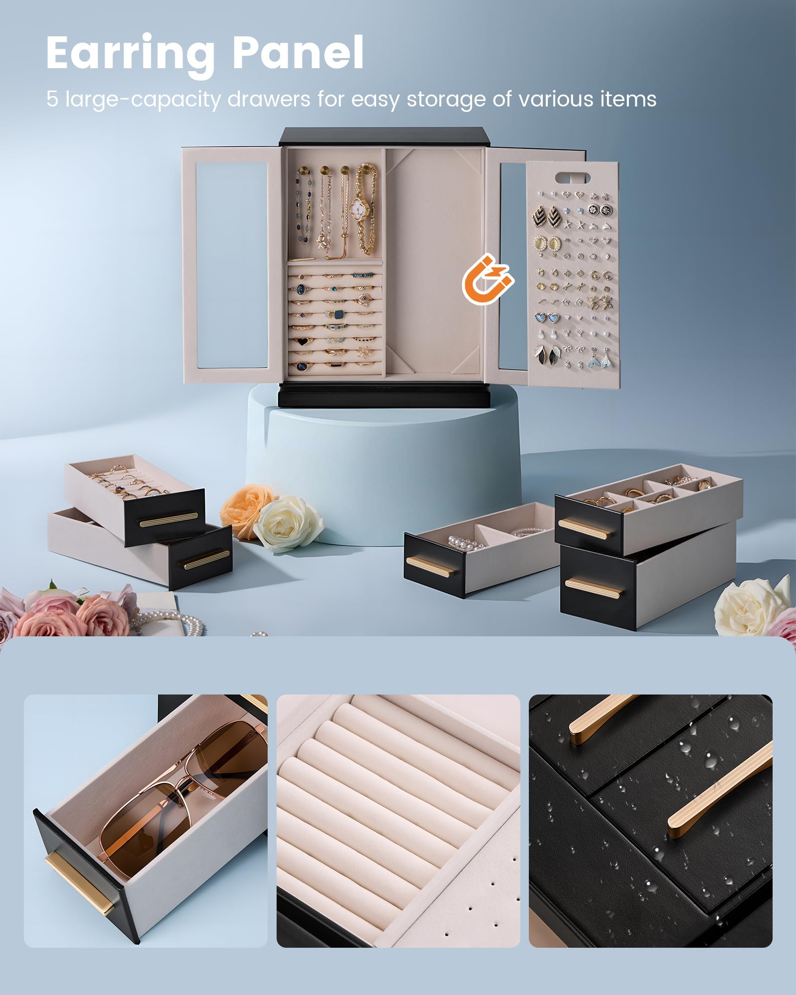 360° Rotating Jewelry Organizer