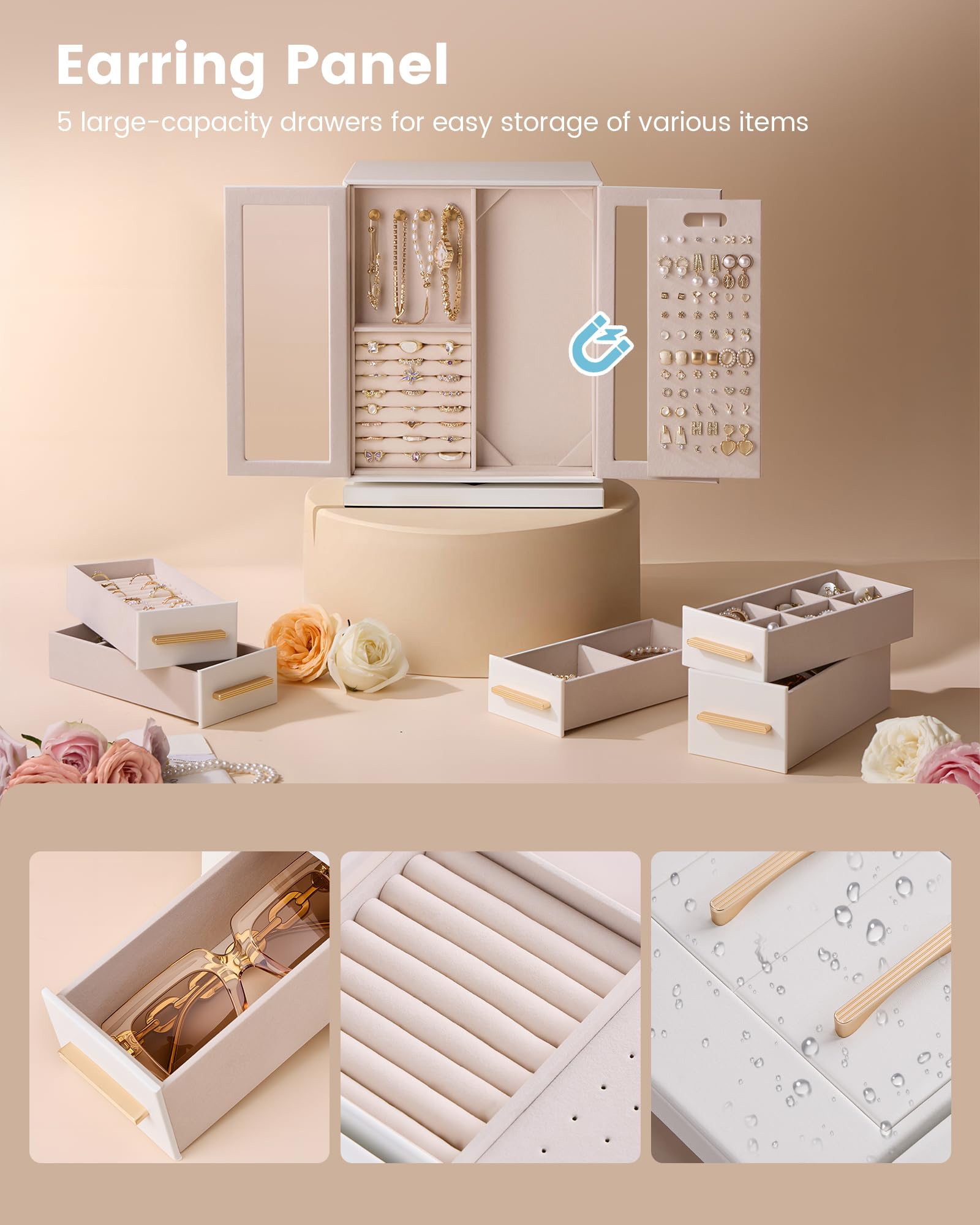 360° Rotating Jewelry Organizer