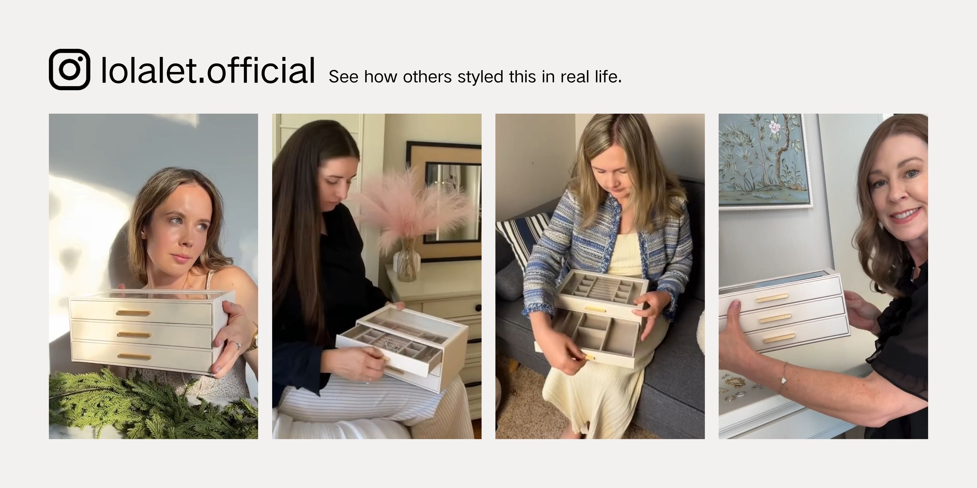 Luxury Leather Multi-Layer Jewelry Organizer