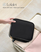 Ultra-Light Waterproof Travel Jewelry Organizer Case with Velvet Zippered Pouches