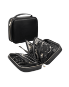 Ultra-Light Waterproof Travel Jewelry Organizer Case with Velvet Zippered Pouches