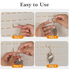 Felt Stud Hanging Earring Holder Organizer