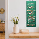 Felt Stud Hanging Earring Holder Organizer
