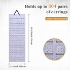 Felt Stud Hanging Earring Holder Organizer