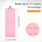 Felt Stud Hanging Earring Holder Organizer