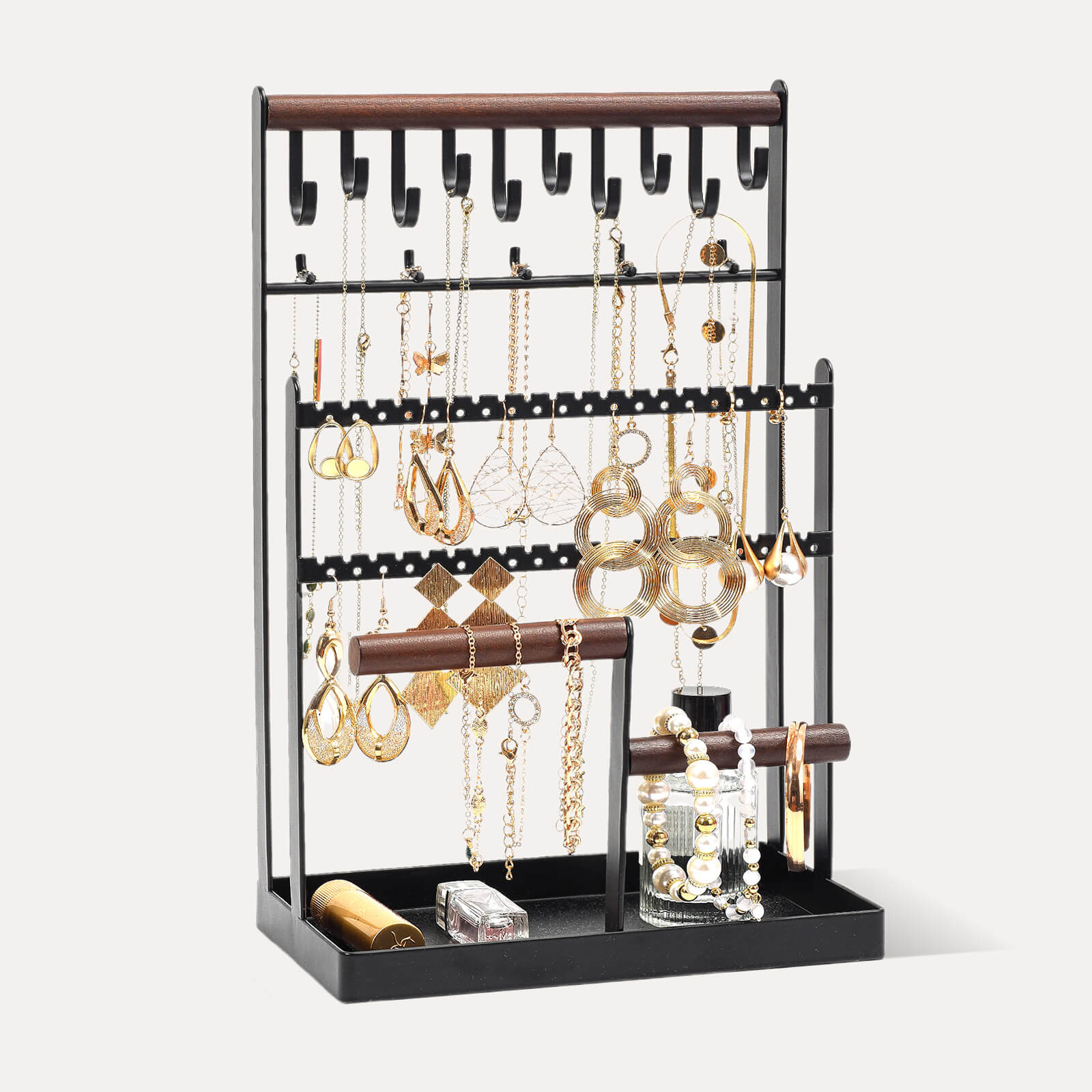 Jewelry Organizer Stand with Tray