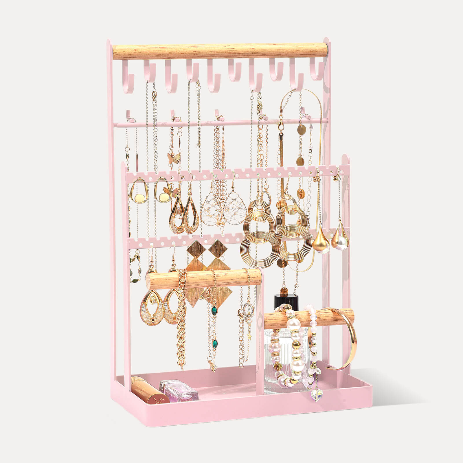 Jewelry Organizer Stand with Tray