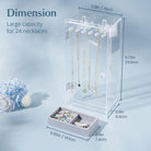 Acrylic Dust-proof Jewelry Storage Case