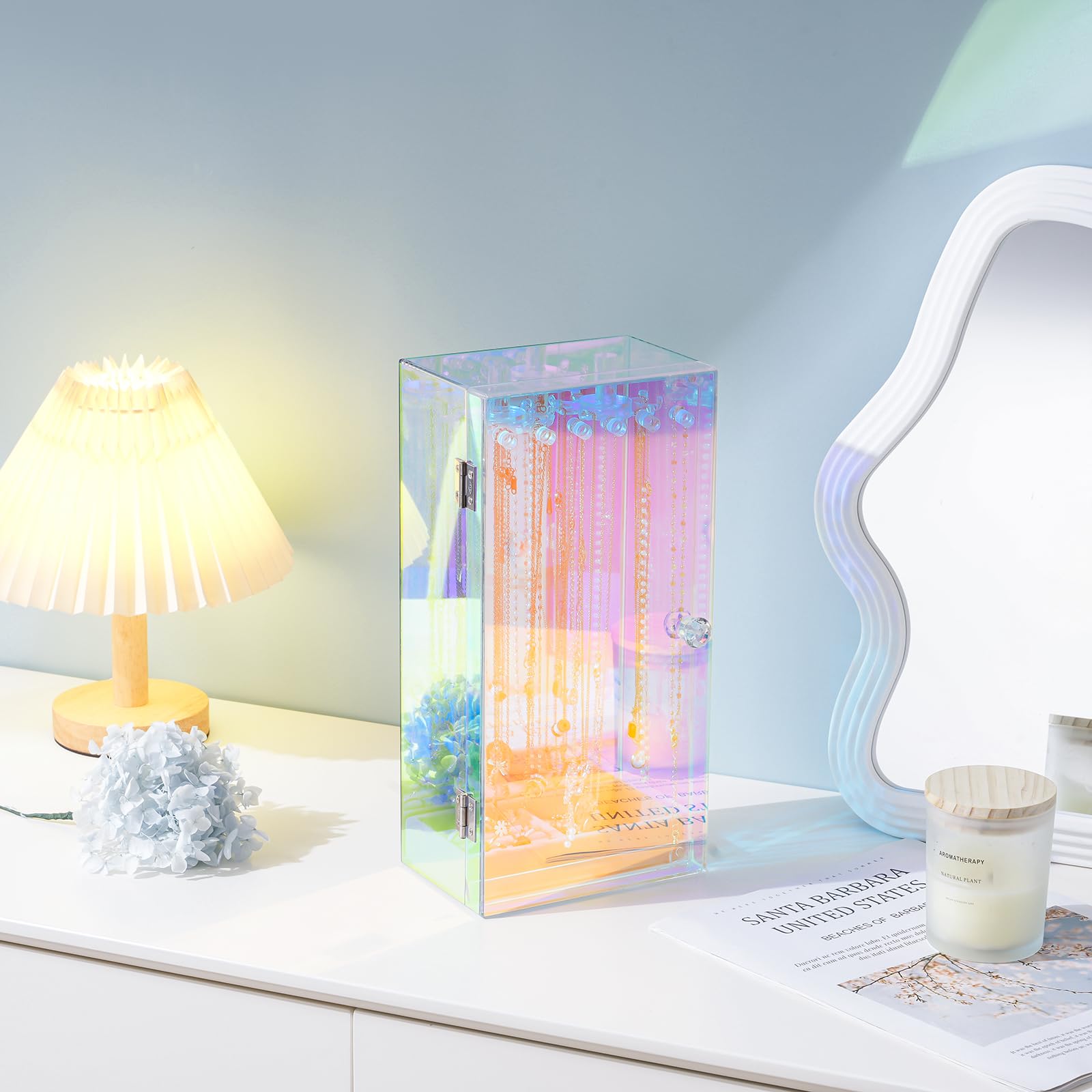 Acrylic Dust-proof Jewelry Storage Case