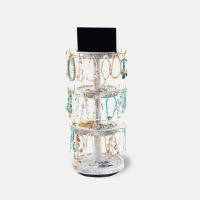 4 Tier Wooden Rotating Bracelet Display Stand