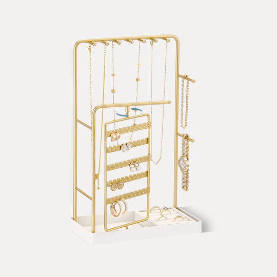 360° Rotating Jewelry Organizer Display Stand