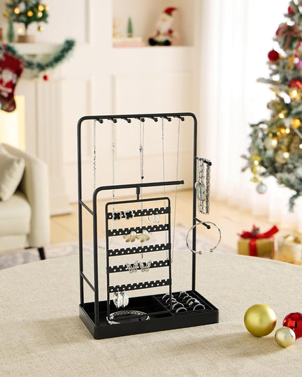 360° Rotating Jewelry Organizer Display Stand