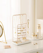 360° Rotating Jewelry Organizer Display Stand