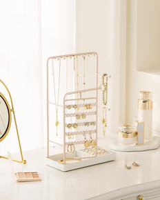 360° Rotating Jewelry Organizer Display Stand